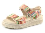 ELENA EDEN sandal av intressant raffiamaterial 