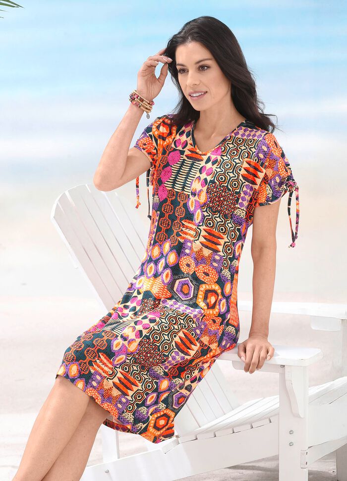 Laurinakl&auml;nning med snyggt tryck och korta &auml;rmar 