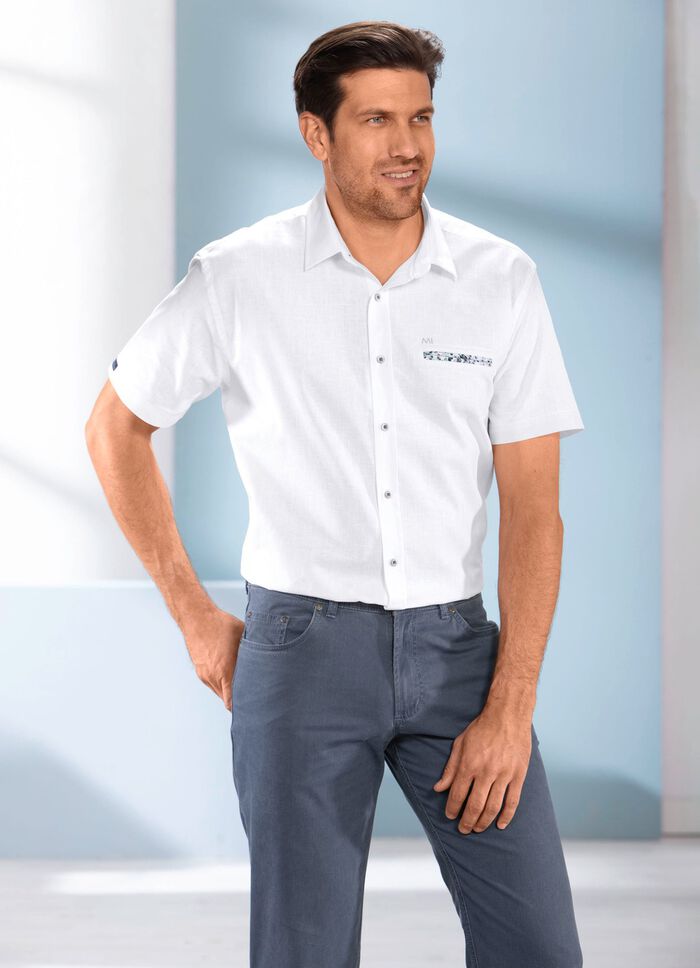 Skjorta fr&aring;n "Milano Italy" i 2 f&auml;rger VIT