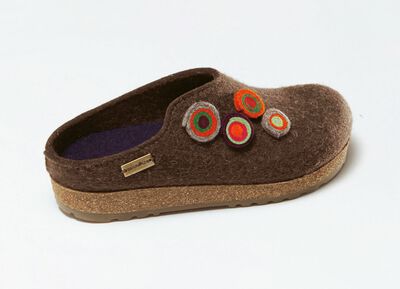 Haflinger damtofflor tillverkade av ren ny ull 