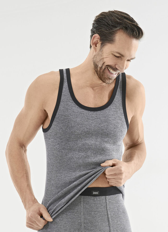 Fyrapack sportjackor med garnfärgad randig design, 