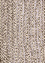 Tröja av elegant, glänsande bandgarn SAND BEIGE