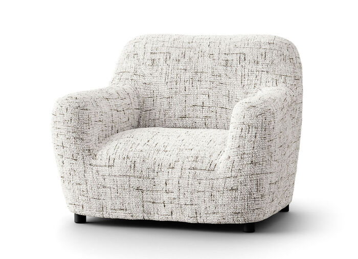 Lättskötta stretchöverdrag i mikrofiberkvalitet NATUR