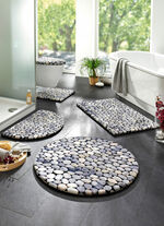 L&auml;ttsk&ouml;tt badrumsset med kiselstenmotiv GR&Aring;