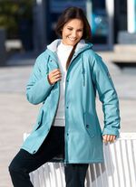 Funktionell jacka med teddyfoder 