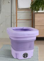 Hopf&auml;llbar minitv&auml;ttmaskin LILA