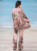 Laurina-byxor med briljant f&auml;rgtryck 