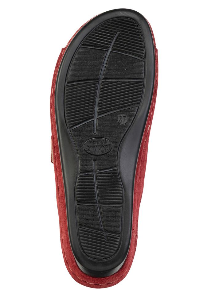 L&auml;tta damslippers, bredd G, med kardborrekn&auml;ppning 