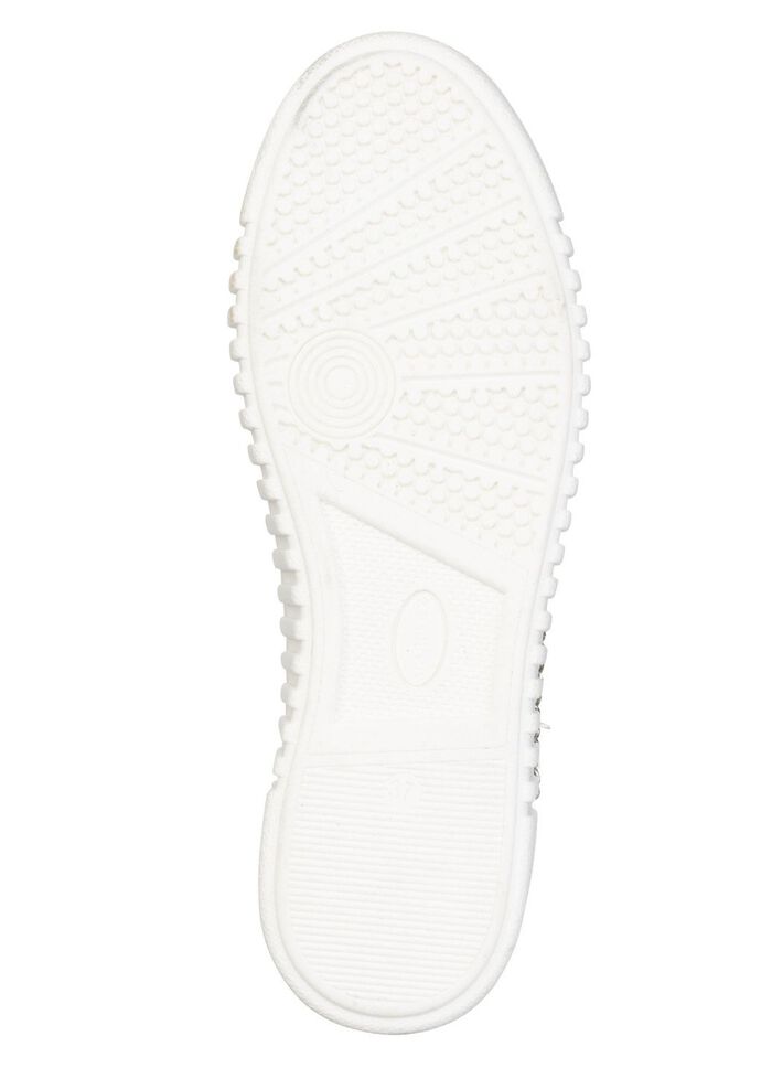 ELENA EDEN, snygga damsneakers, vidd G, uttagbar fotb&auml;dd SILVER