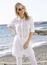 Tunika med broderie anglaise, 