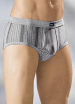 Fem-pack finribbade kalsonger med &ouml;ppning 