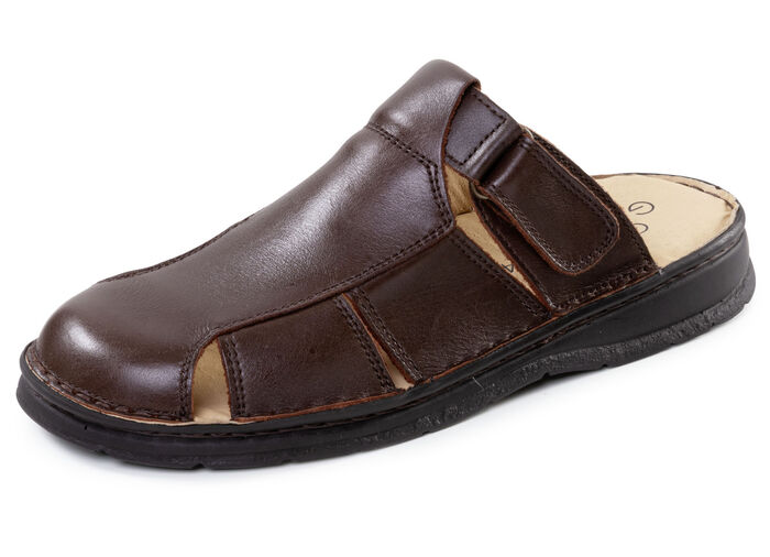 GINO GALANTE, klassiska herrträskor, tillverkade av läder KASTANIE