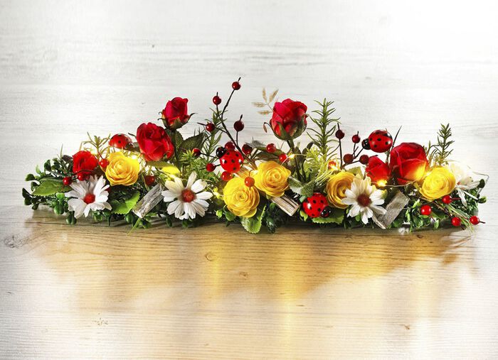 Bordsskiva med LED micro fairy lights 