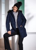 L&aring;ng jacka med rovdjursp&auml;lsdesign 