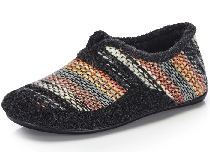 Laurina, bekv&auml;ma damtofflor, bredd G, med uttagbar fotb&auml;dd 