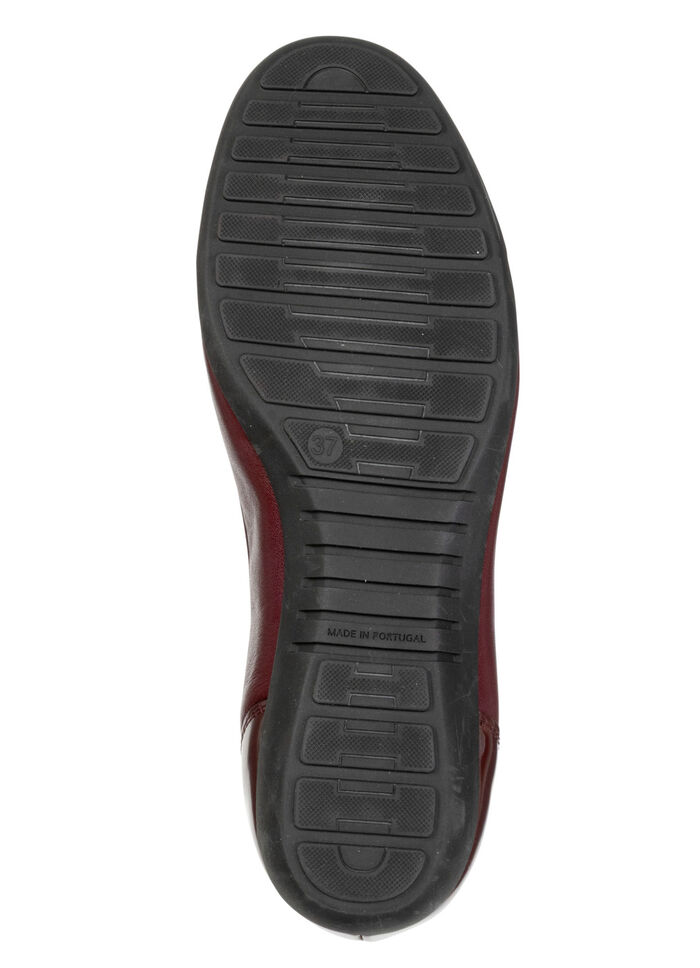 ELENA EDEN, klassiska damballerinor, vidd G, med uttagbar fotbädd BOURGOGNE