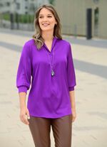 Tunika med distinkt halsringning 