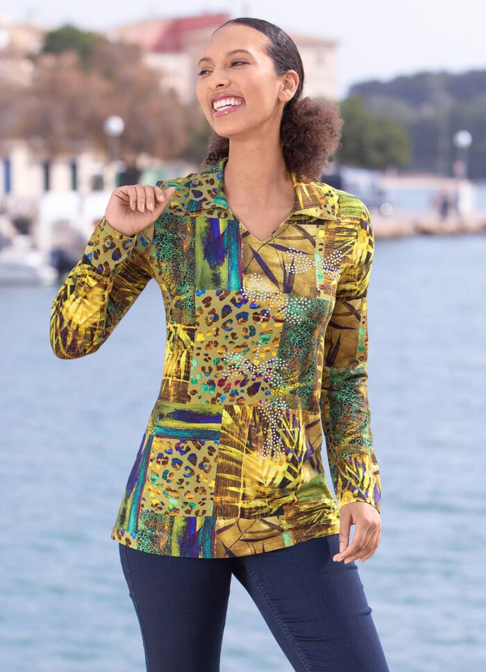 Polotr&ouml;ja med briljant f&auml;rgtryck 