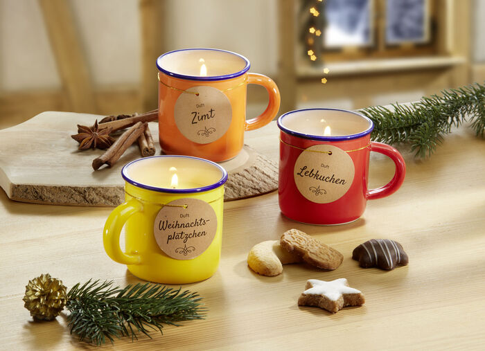 Juldoftljus, set om 3 