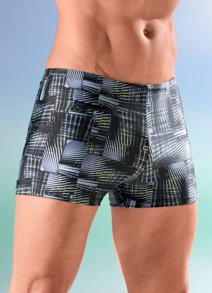 Schwab badshorts i h&ouml;gre boxform 