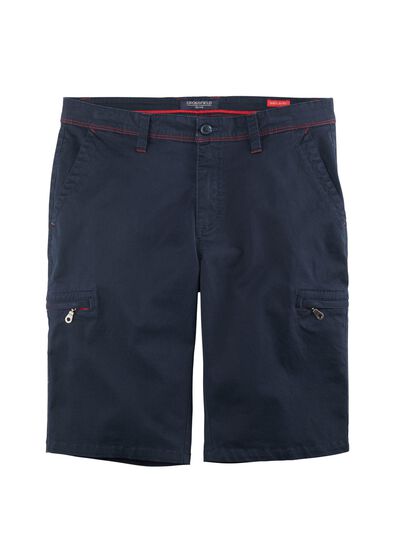 Bermudas med inv&auml;ndiga cargofickor i 3 f&auml;rger 