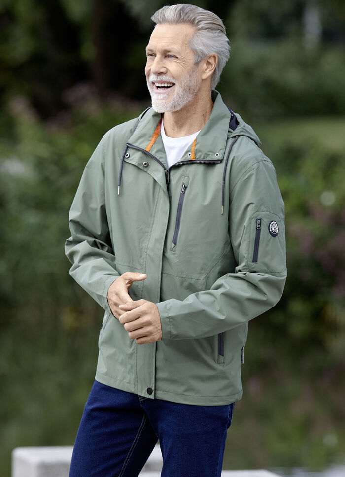 Funktionell jacka med huva 