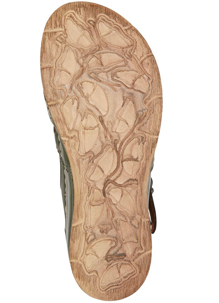 Gemini sandal gjord av skuggigt kohudsnappal&auml;der 