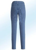 Jeans med elegant randigt m&ouml;nster 