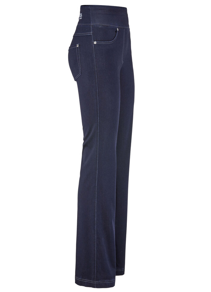 Yogajeans med utsvängda ankelvidder, 