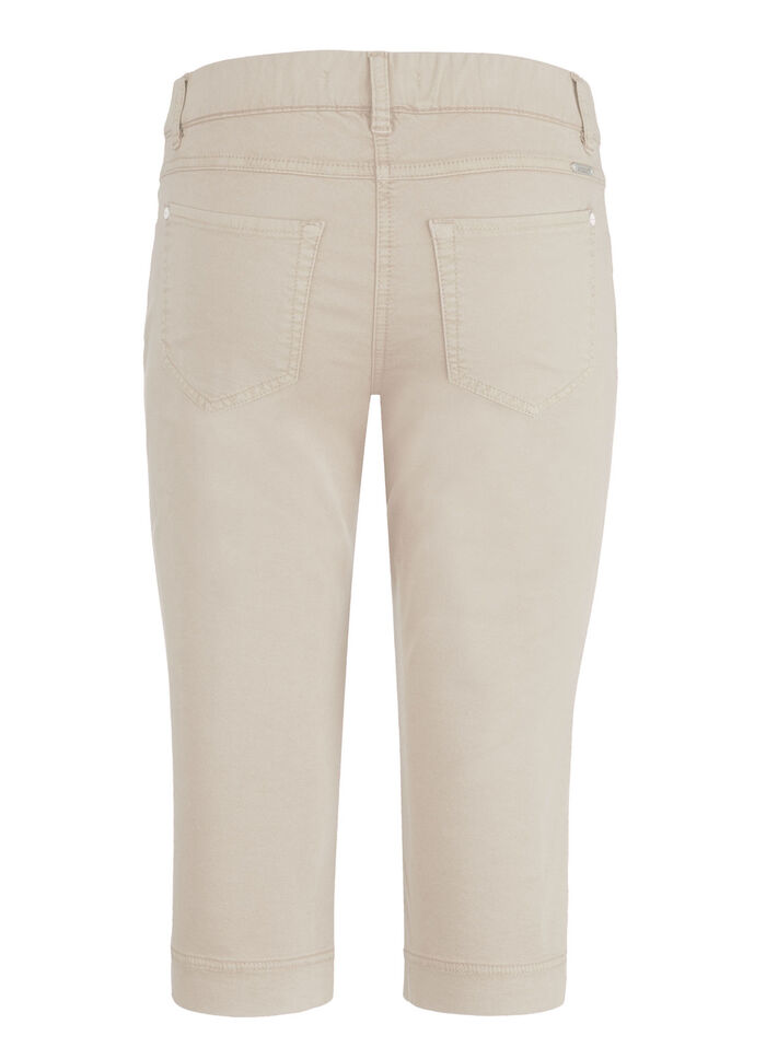 Bermudashorts i bekväm pull-on-stil BEIGE