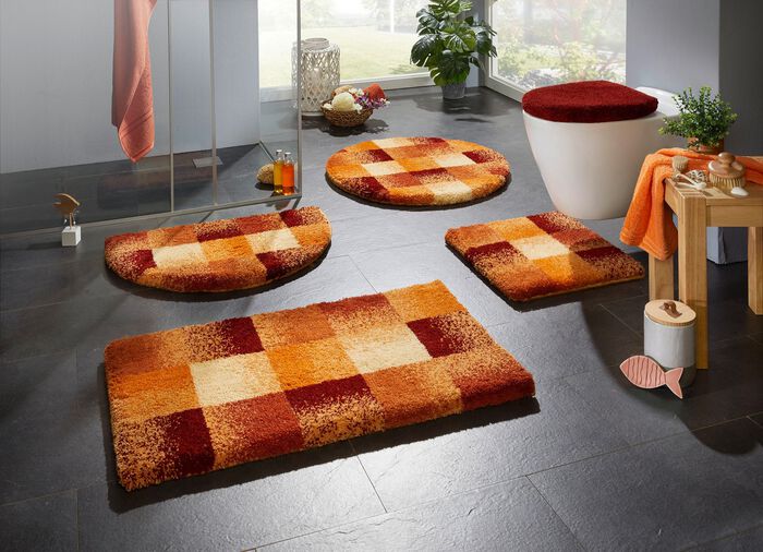 Supermjukt badrumsset med halkfri baksida 