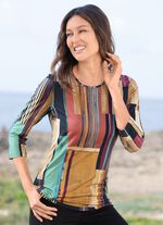 Skjorta med helt&auml;ckande tryck 