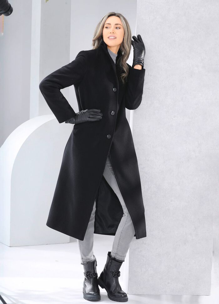 Kavaj med knappsl&aring; SVART