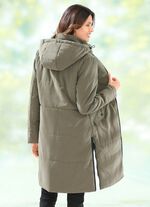 Kort rock med persikof&auml;rgad touch-effekt 