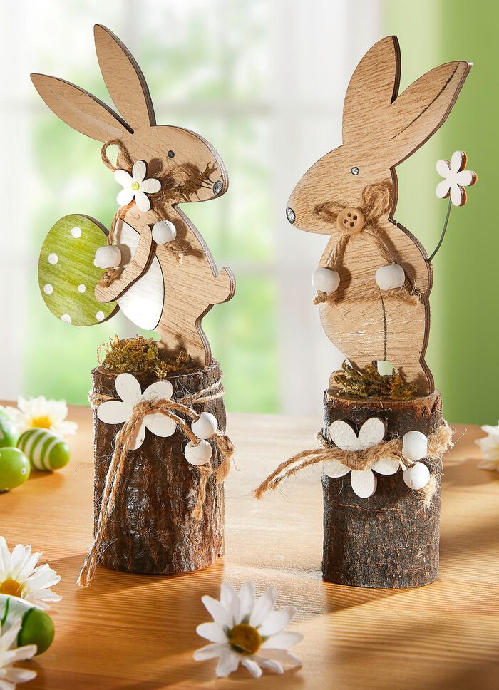 P&aring;skkaniner p&aring; tr&auml;dstammen, upps&auml;ttning av 2 