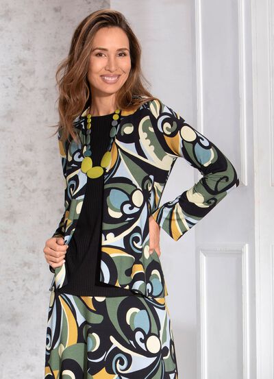 Skjortjacka utan st&auml;ngning 