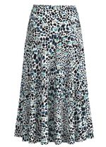 Kjol med briljant f&auml;rgtryck 