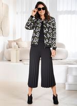 Culottes med veckade veck 