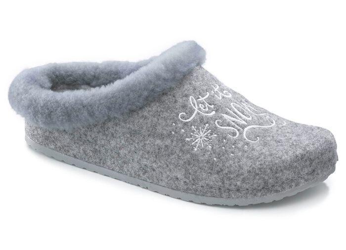 Mubb, varma damtofflor, bredd H, med lammskinn GR&Aring;