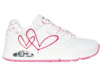 SKECHERS sneakers med snörning med sött hjärttryck, 