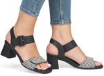 Remonte sandal med fl&auml;tade detaljer 