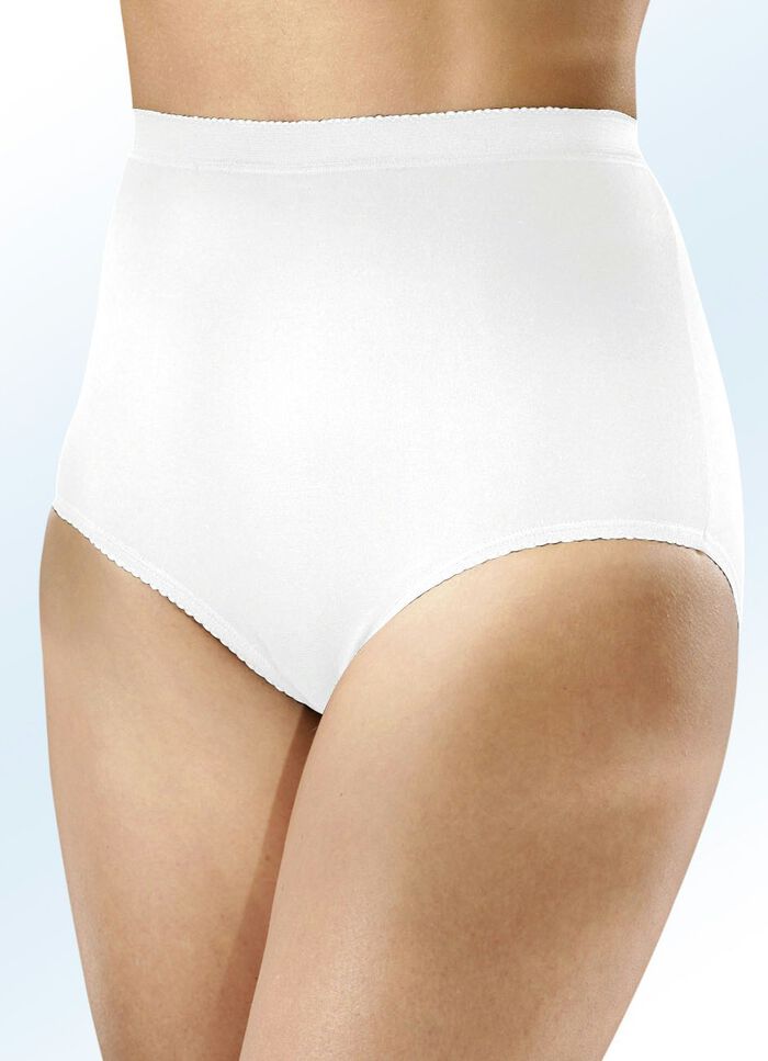 Fem-pack med trosor med stretch i midjan, 