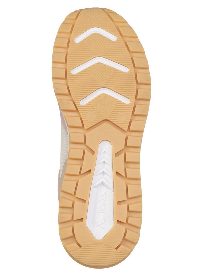 Rieker, sportiga damsneakers, med uttagbar fotb&auml;dd 