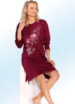 Nattlinne med rund halsringning och l&aring;ng &auml;rm 