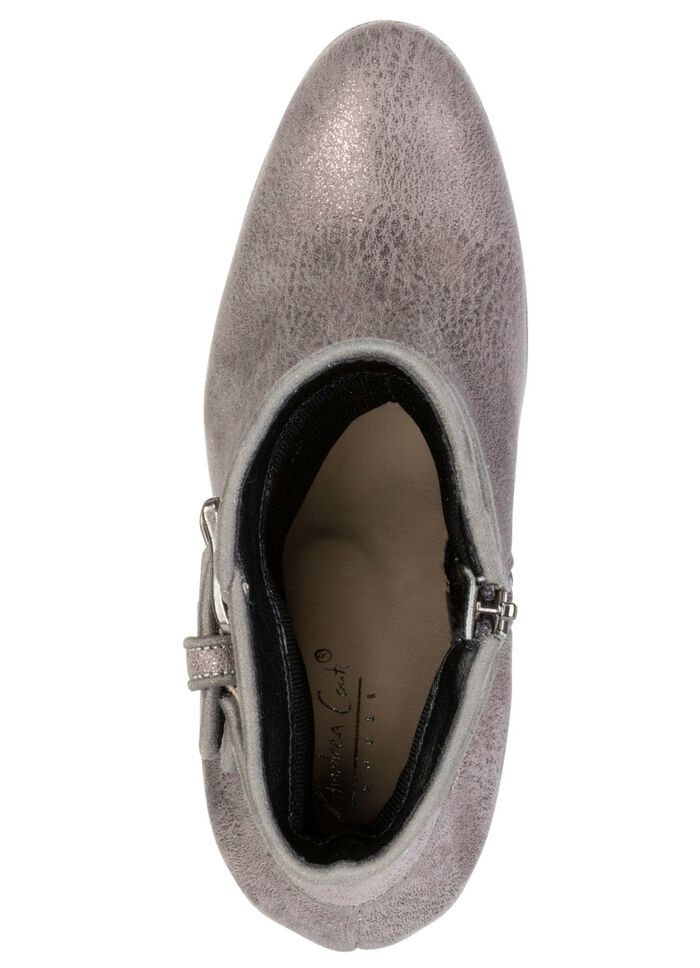 Andrea Conti, trendiga damst&ouml;vlar med dragkedja ANTIKSILVER