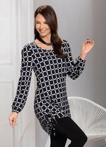 Unik l&aring;ng skjorta med sidoslitsar 