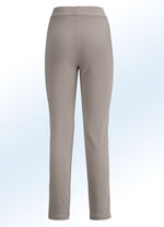 Byxor i mjuk stretch TAUPE