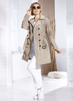 Funktionell trenchcoat med bälte, 
