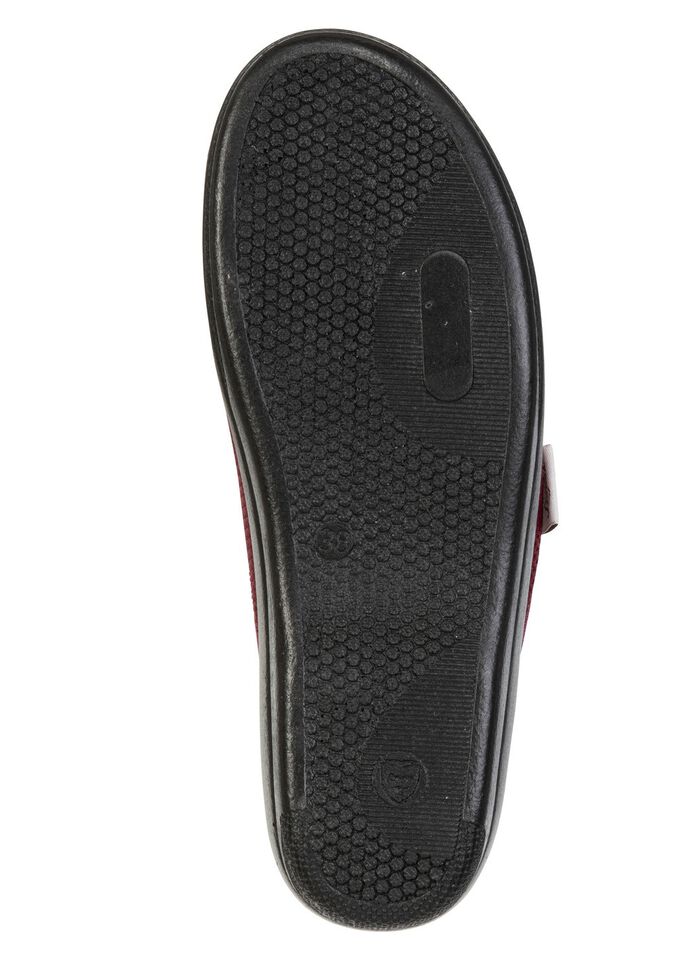 Laurina, tv&aring;pack, klassiska damtofflor, bredd G, tillverkade av meshmaterial 1X BORDEAUX, 1X SCHWARZ