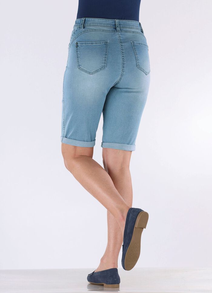 Bermudashorts med push-up effekt 